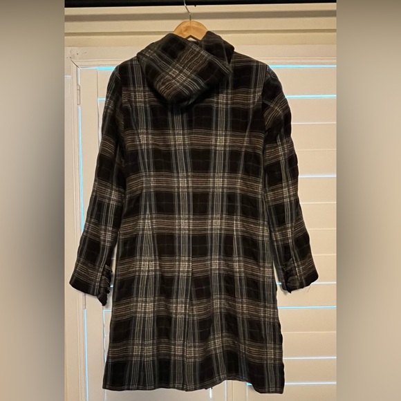 L.A.M.B. Plaid hooded ruffle jacket Fall 2008 - Picture 2 of 7